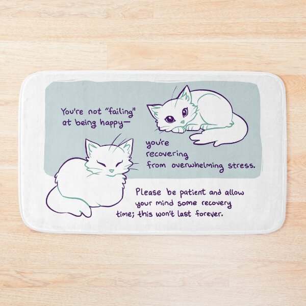Item preview, "You're Recovering" Kind Kitty Comic designed and sold by thelatestkate.