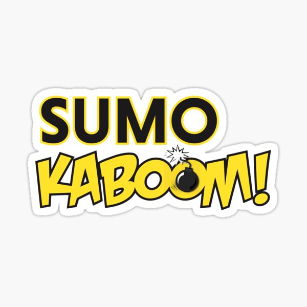 Sumo Kaboom Logo Sticker