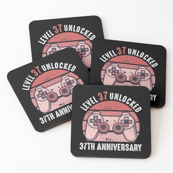 Item preview, Level 37 Unlocked 37th Anniversary Gamer designed and sold by RandomStuffShop.