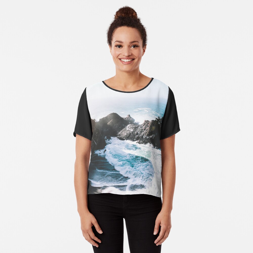 On The Edge Chiffon Top