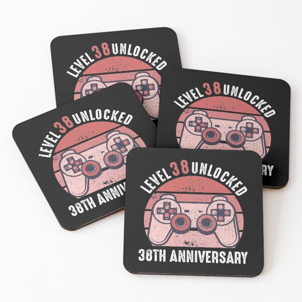 Item preview, Level 38 Unlocked 38th Anniversary Gamer designed and sold by RandomStuffShop.