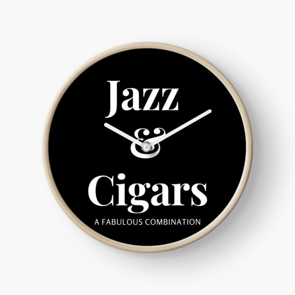 Jazz and Cigars Clock