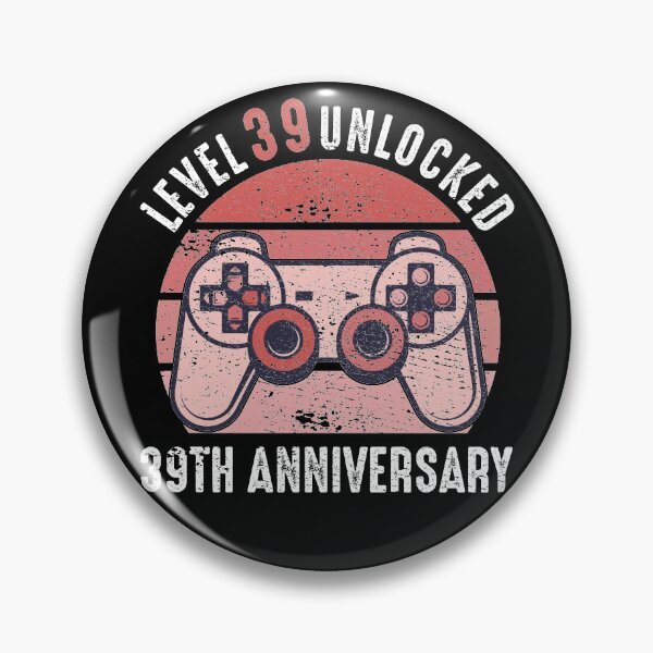 Item preview, Level 39 Unlocked 39th Anniversary Gamer designed and sold by RandomStuffShop.
