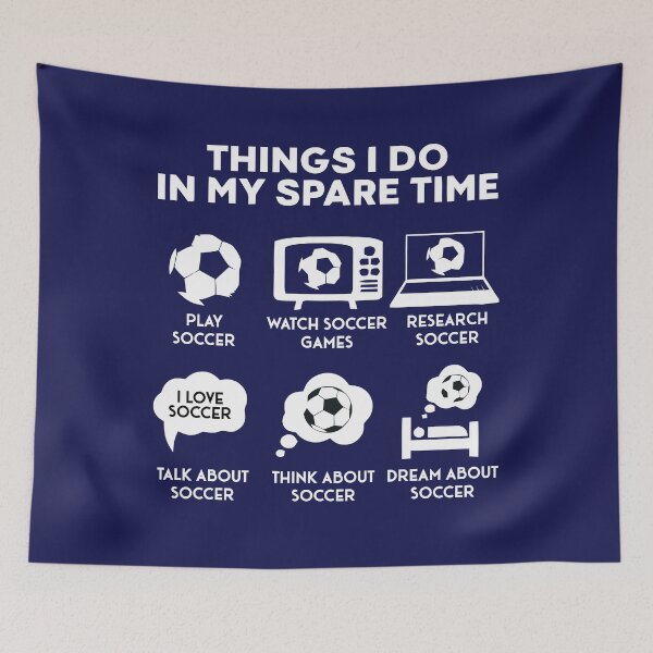 Item preview, Things I Do In My Spare Time Soccer Gifts Player designed and sold by BuynPose.