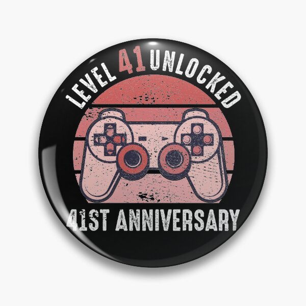 Item preview, Level 41 Unlocked 41st Anniversary Gamer designed and sold by RandomStuffShop.