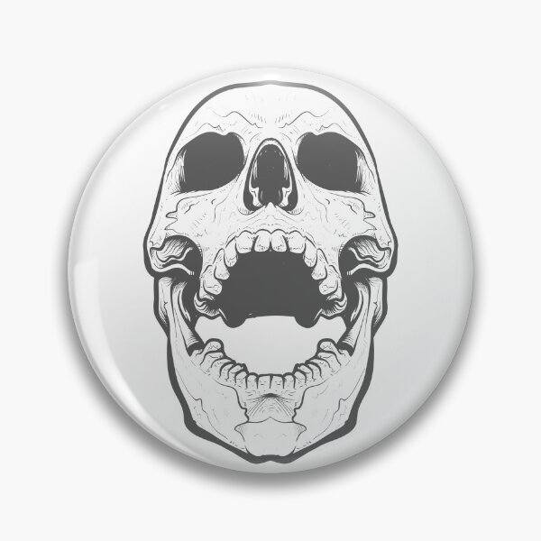 Item preview, skull designed and sold by HugsAndSnacks.