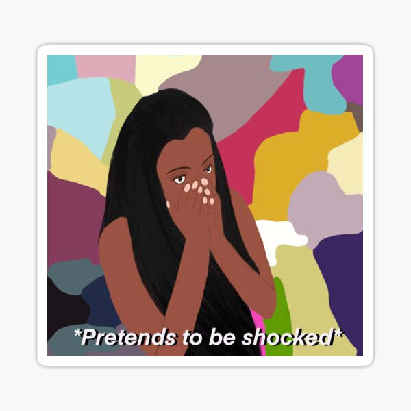 Pretends To Be Shocked meme Art Board Print for Sale by talialif