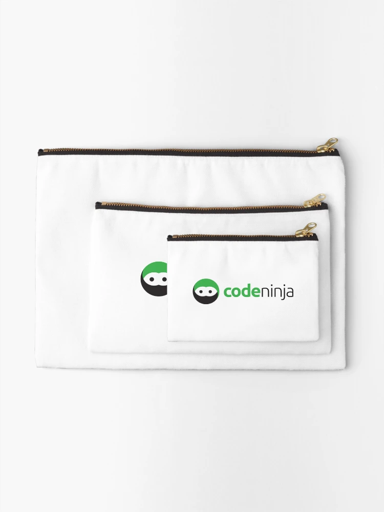 Thumbnail 2 of 4, Zipper Pouch, Code Ninja designed and sold by Tech-e-Tees.