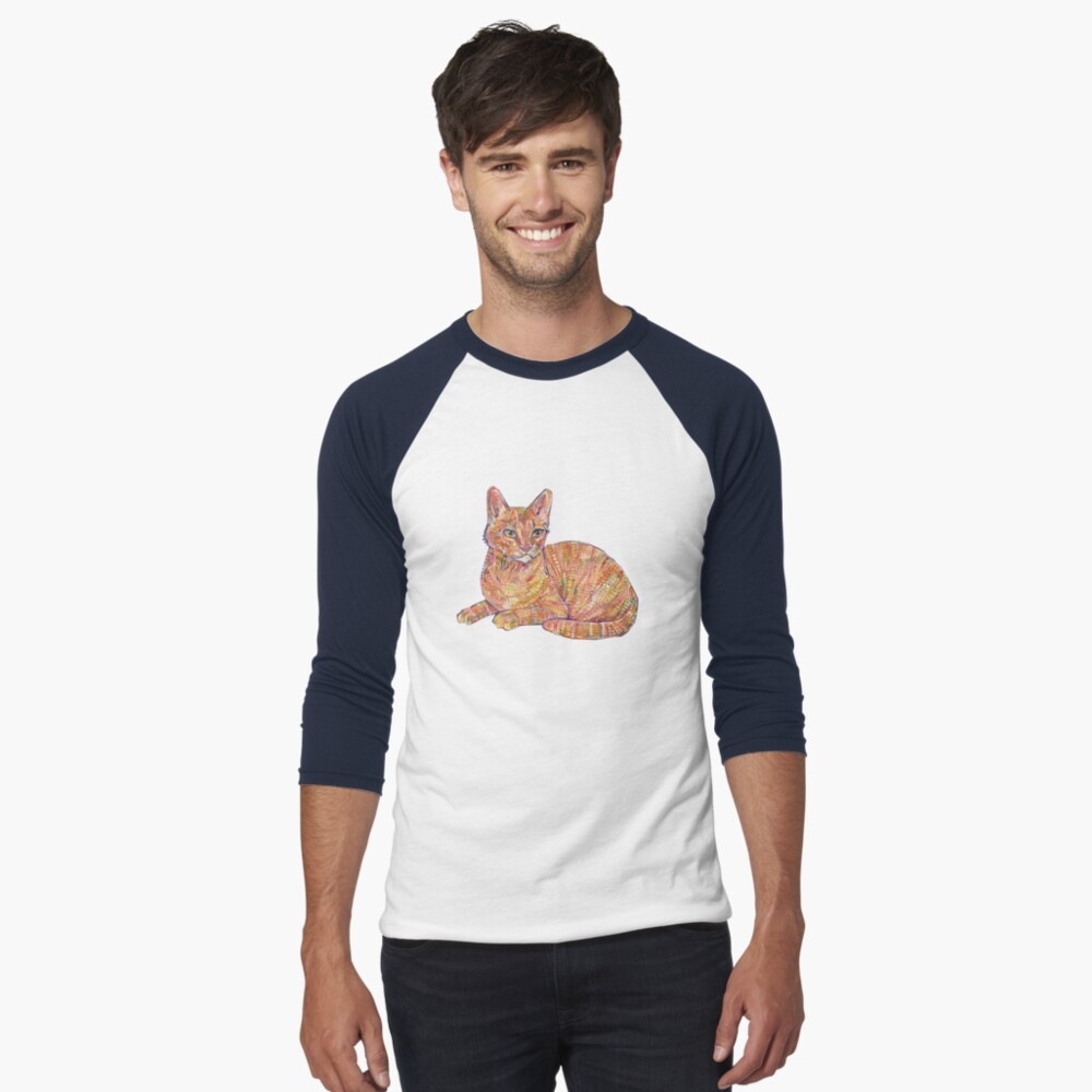 Item preview, Baseball ¾ Sleeve T-Shirt designed and sold by gwennpaints.