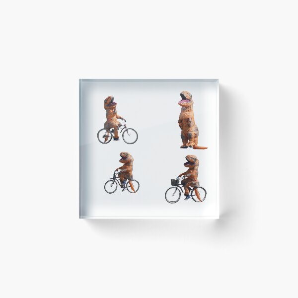 Item preview, dinosaur on a bike! designed and sold by ImRotem.