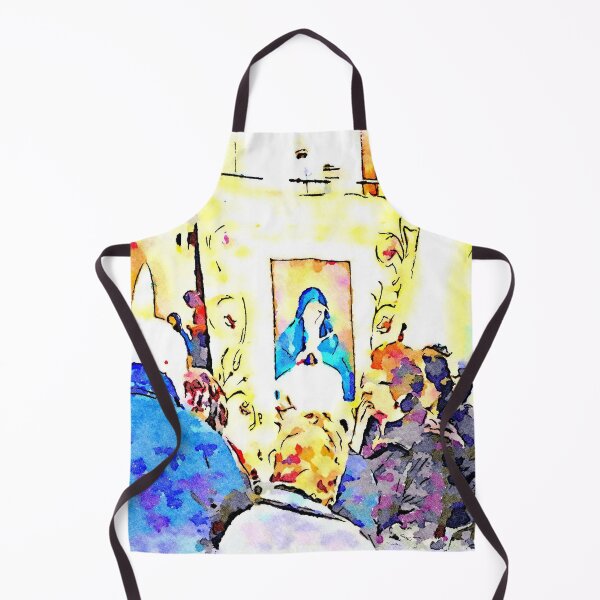 Item preview, Barbarano Romano: women around the banner of the Madonna designed and sold by Giuseppe Cocco.