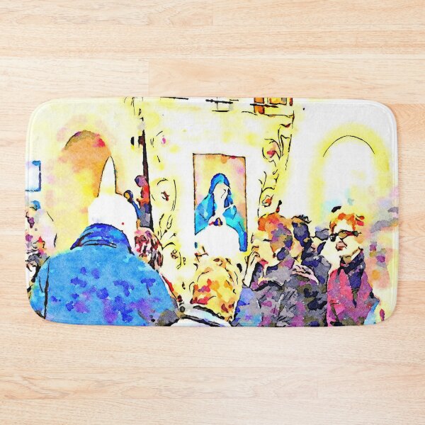 Item preview, Barbarano Romano: women around the banner of the Madonna designed and sold by Giuseppe Cocco.
