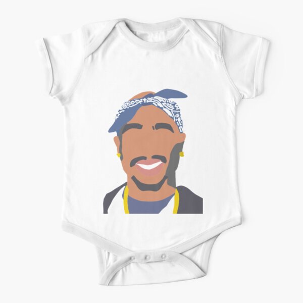 Tupac Short Sleeve Baby One-Piece