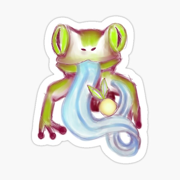 Froggie doodle Sticker
