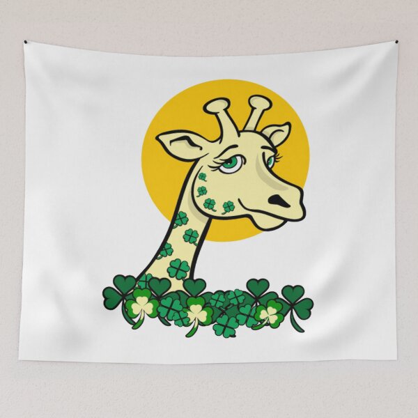 Item preview, Irish giraffe for St. Patrick's Day designed and sold by zanbo.