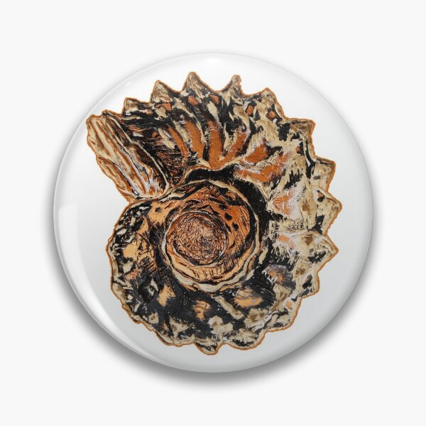 Item preview, Gold Ammonite designed and sold by Hanna Fox.