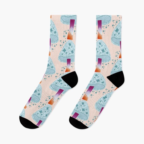 Item preview, Trippy Mushroom Pattern designed and sold by Julia Bowers.