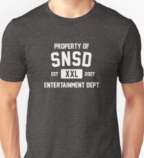 Property of SNSD (White Ver) Unisex T-Shirt