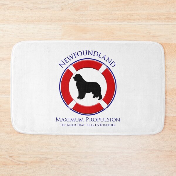 Item preview, Newfoundland - Maximum Propulsion, Black Newf designed and sold by Christine Mullis.