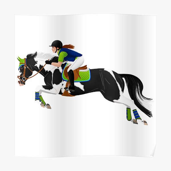Show Horse Posters Redbubble - how to gallop on horse racing testing roblox game