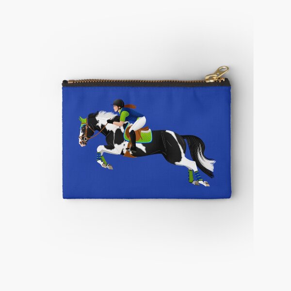 Item preview, Black Pinto Cross Country Horse - Equine Rampaige designed and sold by equinerampaige.