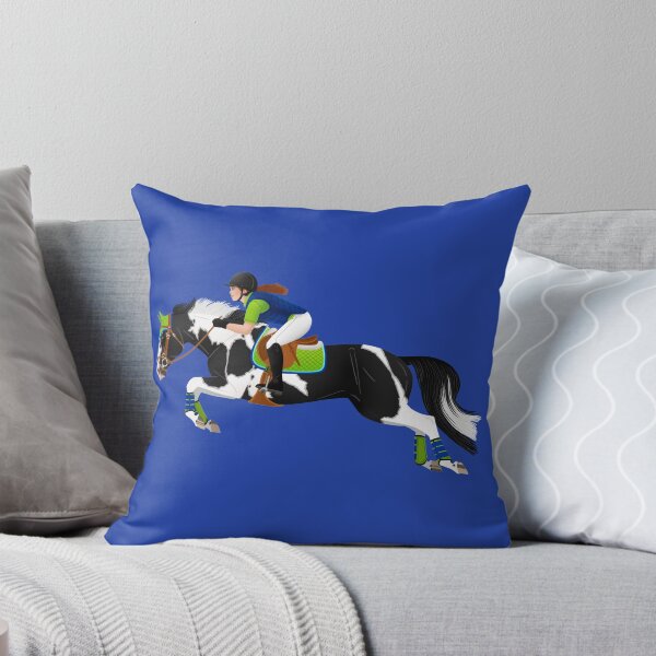 Item preview, Black Pinto Cross Country Horse - Equine Rampaige designed and sold by equinerampaige.