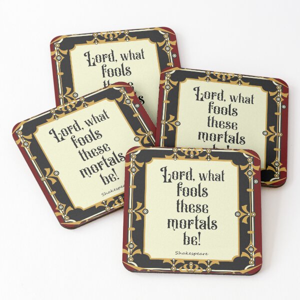 Item preview, lord what fools these mortals be designed and sold by sandpiperstudio.