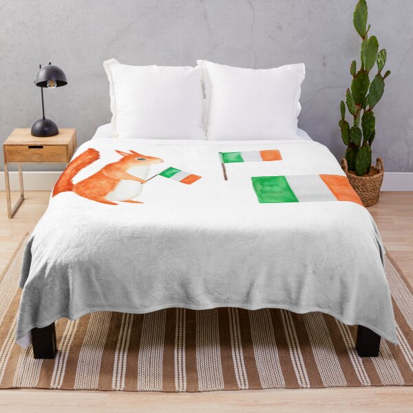 Item preview, Irish flags squirrel  designed and sold by zanbo.