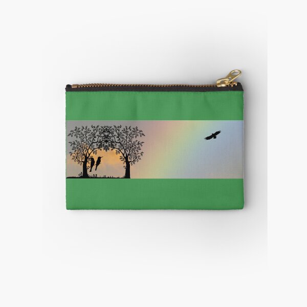 Item preview, Black birds enjoying a rainbow ! designed and sold by Byoudesigns.