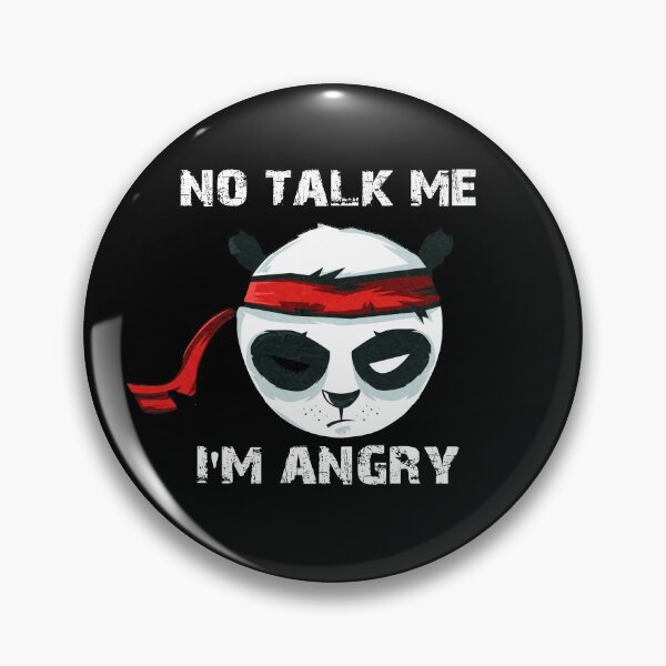 Item preview, No Talk Me Im Angry, Cute and Funny panda, angry panda,  designed and sold by oussimakh.