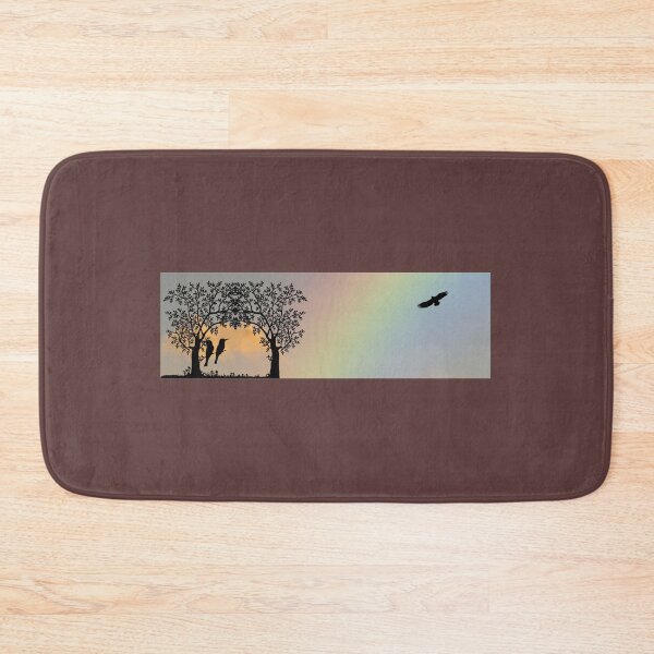 Item preview, Black birds enjoying a rainbow ! designed and sold by Byoudesigns.