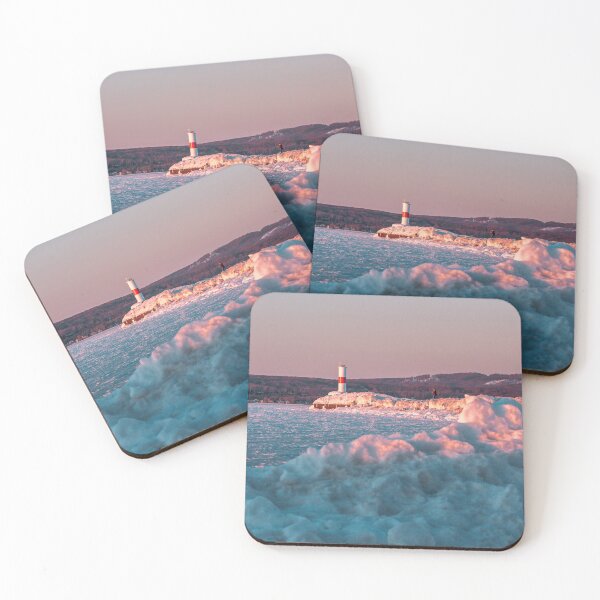 Item preview, Lighthouse in Petoskey Michigan during the winter designed and sold by Michael Deemer.