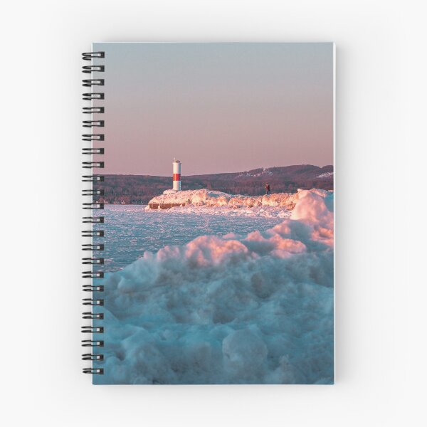 Item preview, Lighthouse in Petoskey Michigan during the winter designed and sold by Michael Deemer.