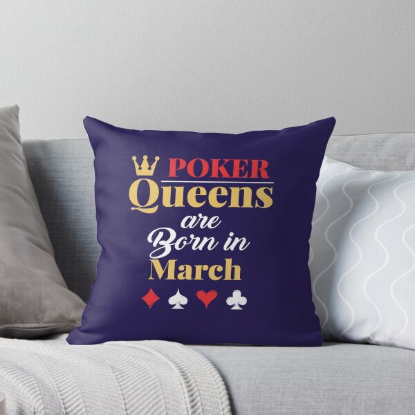 Item preview, Poker Queens Are Born in March Birthday Women designed and sold by jaygo.