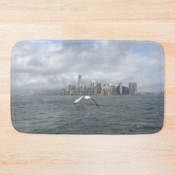Item preview, Seagull Flying Over the Hudson River - One World Trade Center - New York City - NYC designed and sold by Christina Boiardi.