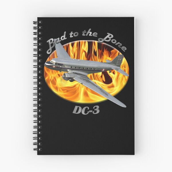 Artikelvorschau, Douglas DC-3 Bad To The Bone entworfen und verkauft von hotcarshirts.