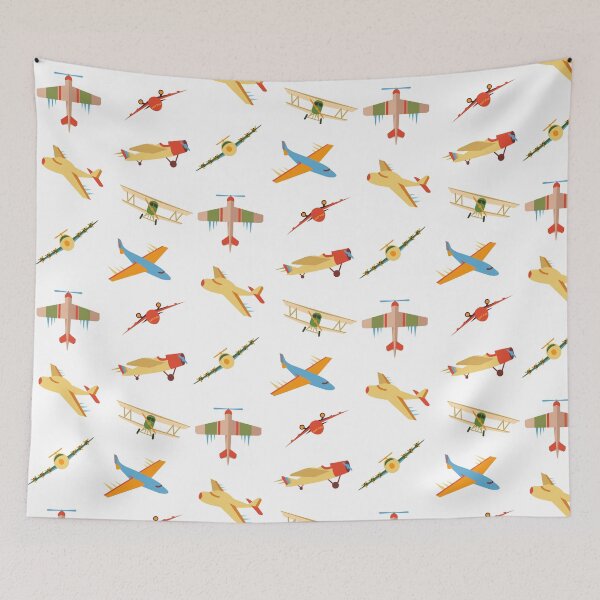 Item preview, Retro Wooden Plane Pattern designed and sold by Pique-Interest.