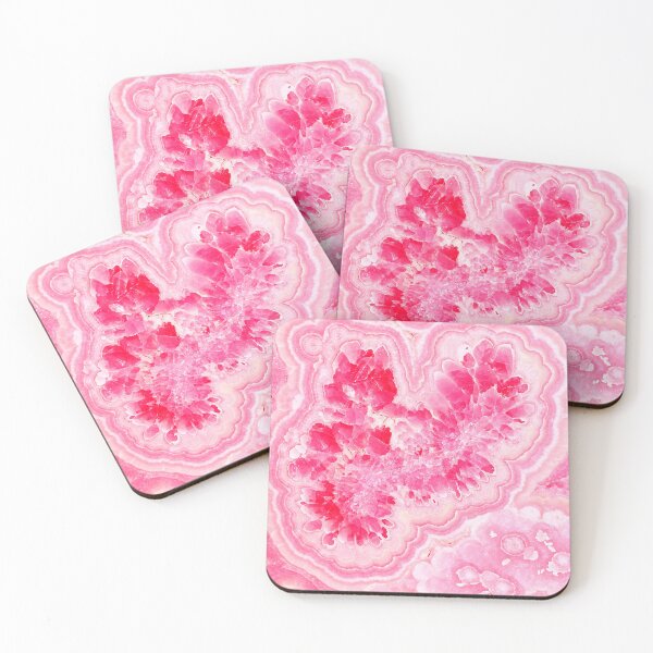Item preview, Pink Geode Crystals Slice designed and sold by mycrystalvision.