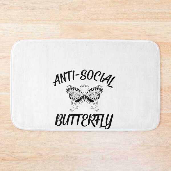 Item preview, anti-social butterfly designed and sold by valantinou.