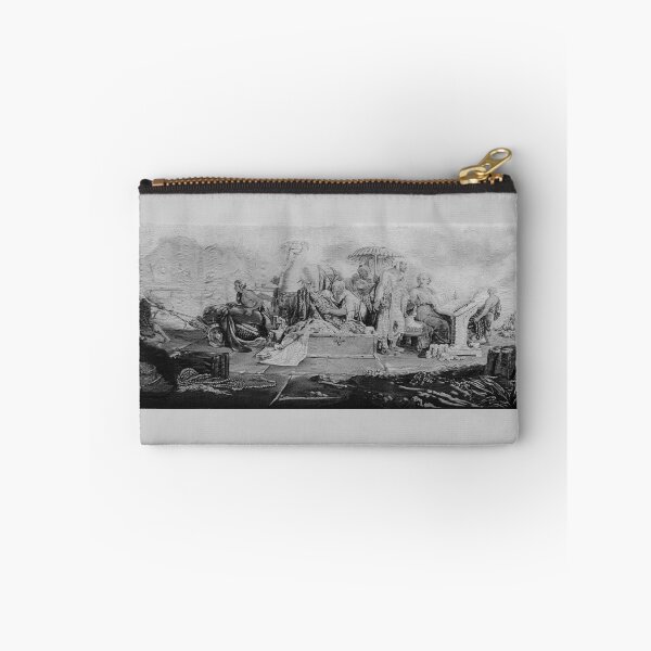 Item preview, Black and White French 18th century upholstery design  designed and sold by Midwest-Goods.