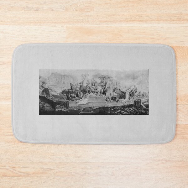 Item preview, Black and White French 18th century upholstery design  designed and sold by Midwest-Goods.