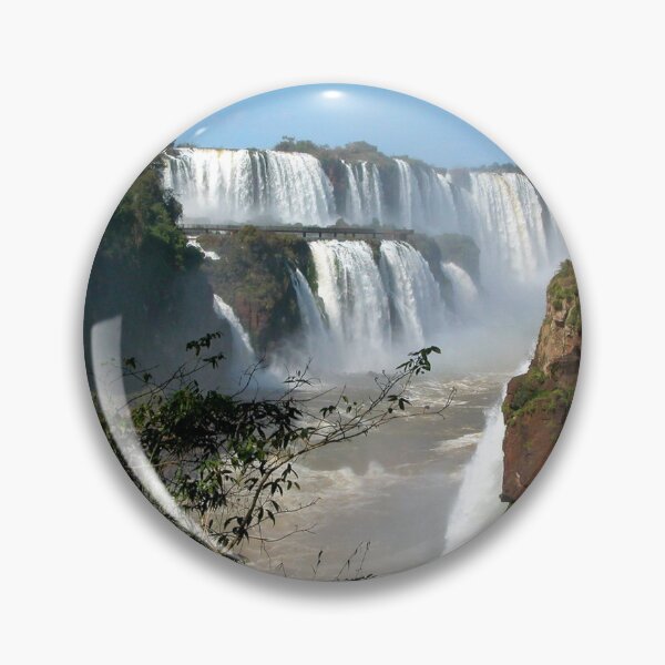 Item preview, Iguazu Iguassu Waterfall Landscape Panorama Scenery, Brazil Argentina 8 designed and sold by worldways.