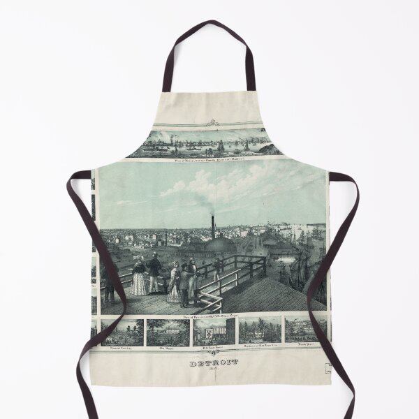 Item preview, Detroit, Michigan (1852) designed and sold by allhistory.