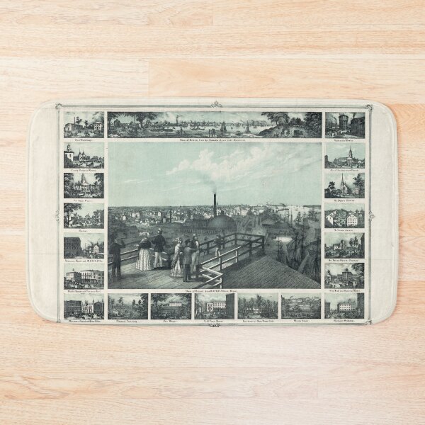 Item preview, Detroit, Michigan (1852) designed and sold by allhistory.