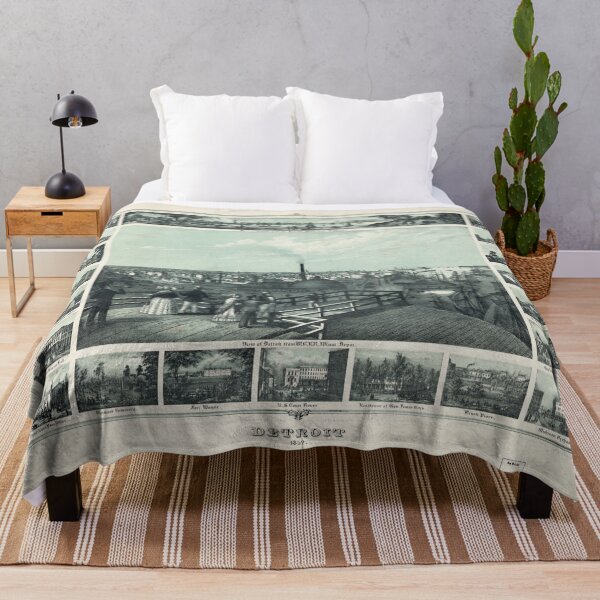 Item preview, Detroit, Michigan (1852) designed and sold by allhistory.