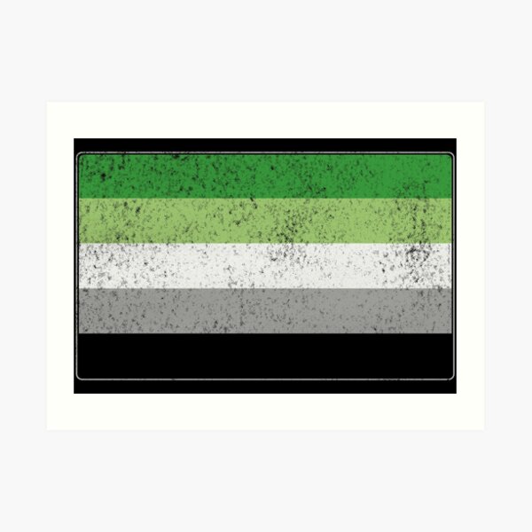 Aromantic Pride Flag Art Prints | Redbubble