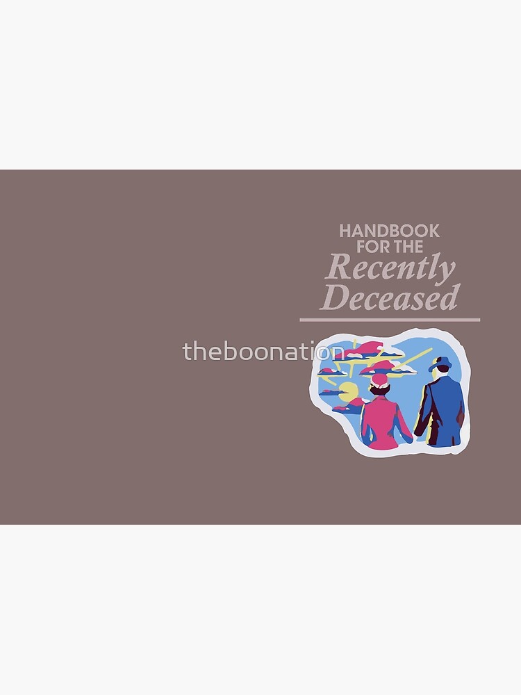 handbook-for-the-recently-deceased-journal-for-sale-by-theboonation-redbubble for Free Printable Handbook For The Recently Deceased Handbook For The Recently Deceased