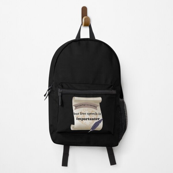 Item preview, Freedom Of Speech Is Importanter Than Your Feelings designed and sold by StormyMuse.
