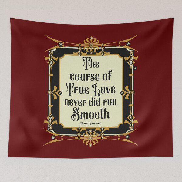 Item preview, the course of true love never did run smooth designed and sold by sandpiperstudio.