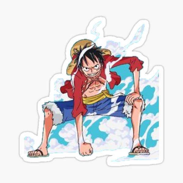 Luffy Gear 2 Stickers Redbubble